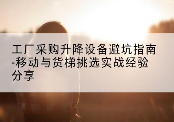 陵城移动式升降机怎么选-工厂采购升降设备避坑指南-移动与货梯挑选实战经验分享